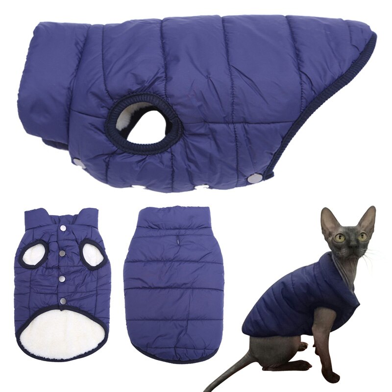 Cat's Windproof Soft Fleece Winter Vest