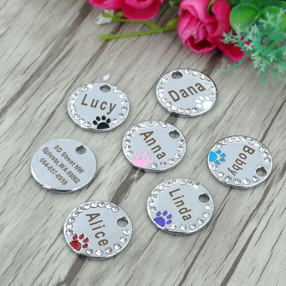 Custom Engraved Stainless Steel Dog Tag
