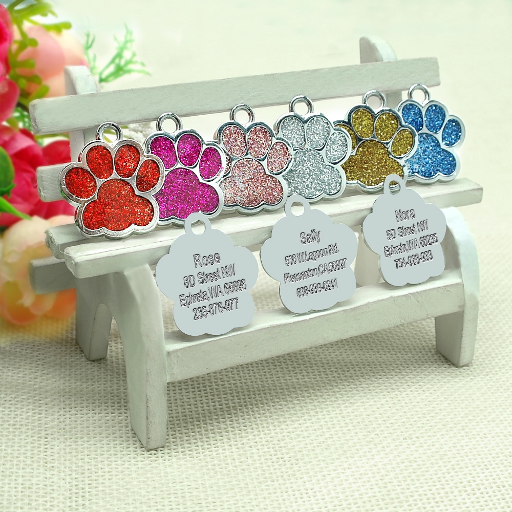 Cat's Crystal Personalized ID Tag