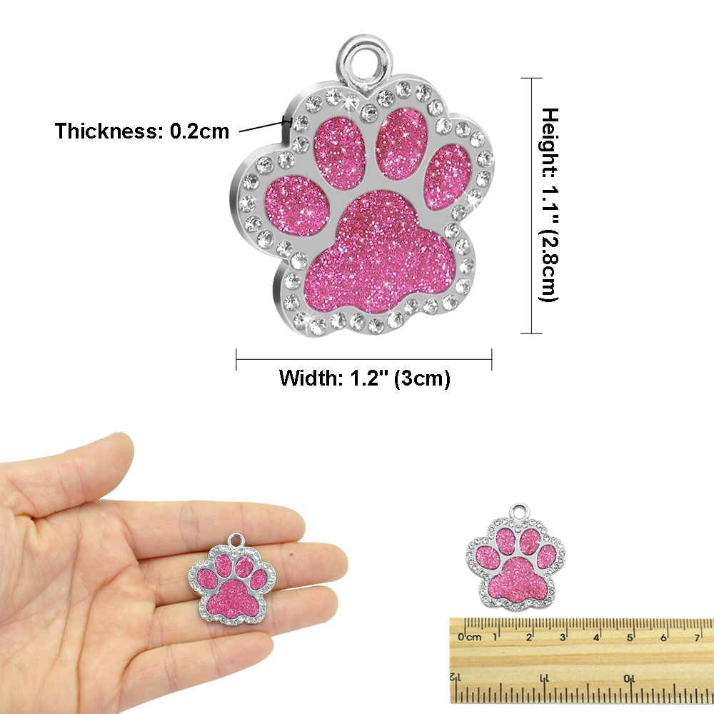 Cat's Crystal Personalized ID Tag