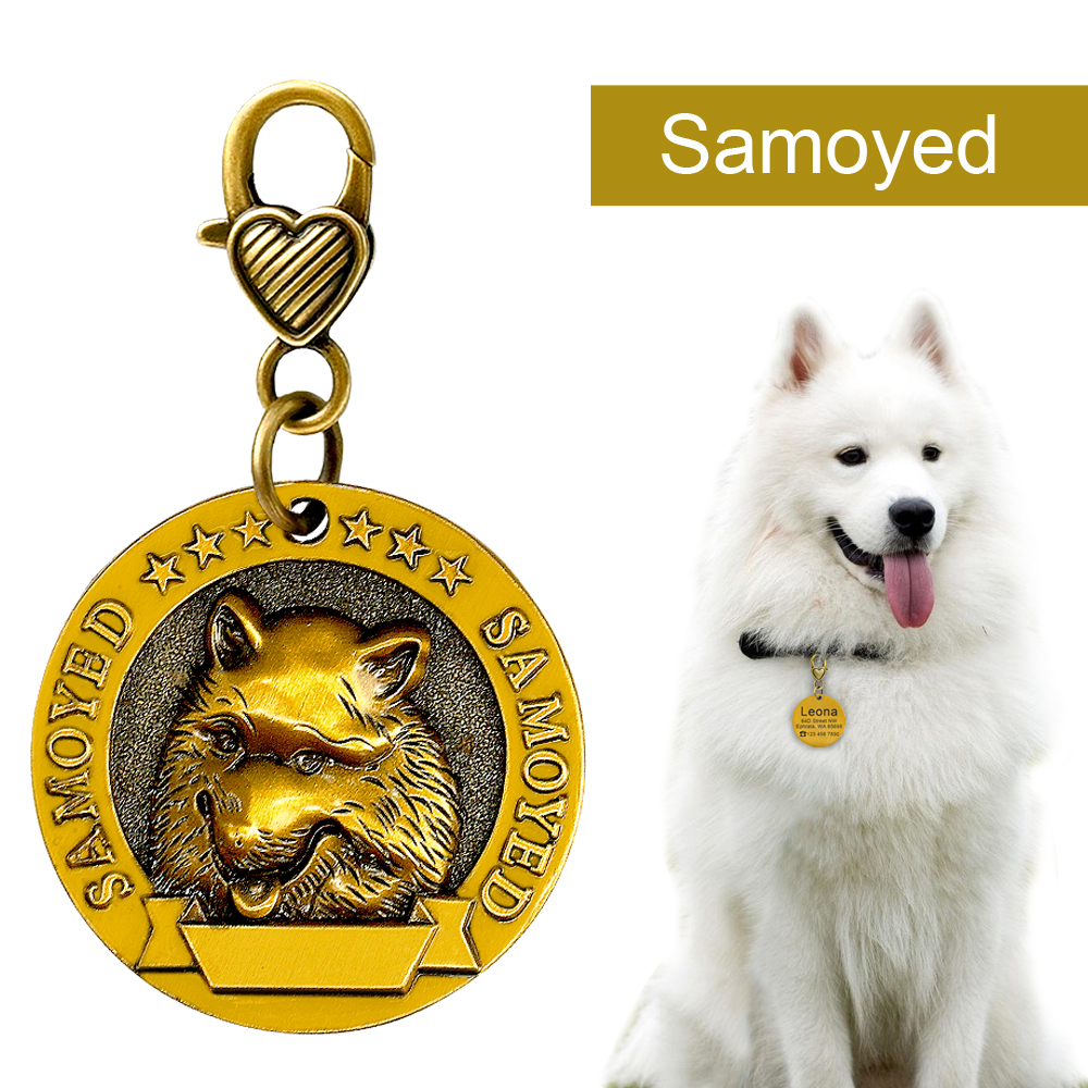 Dog's Winner Golden ID Tag