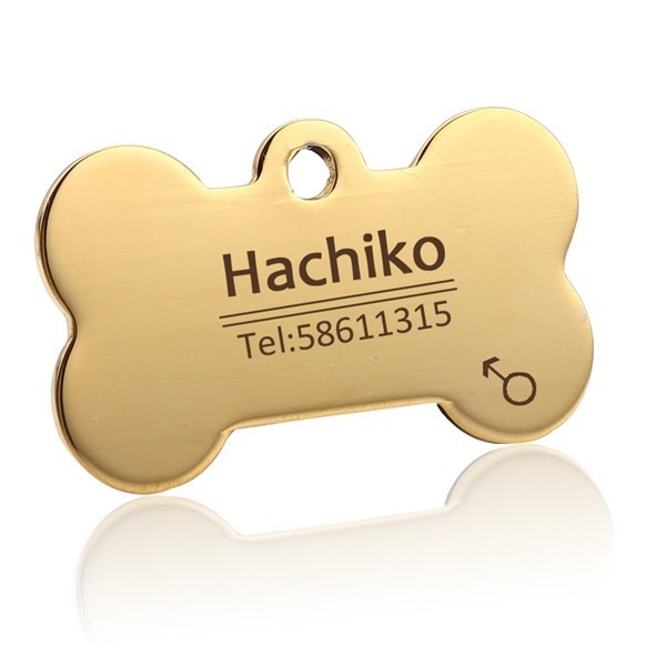 Personalized Stainless Steel Dog ID Tag