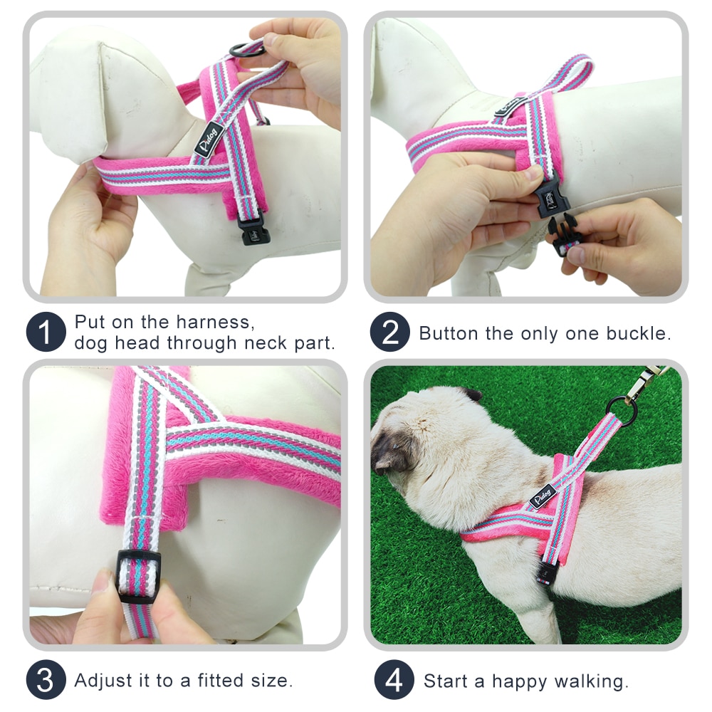 Adjustable Reflective Dog Harness