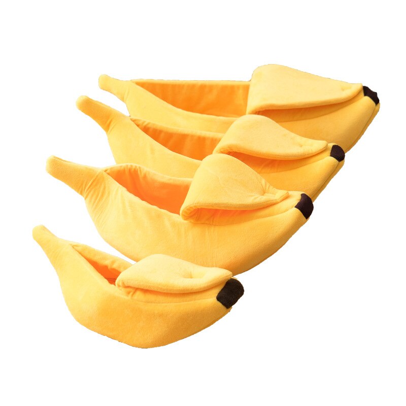 Banana Shaped Cat Bed House