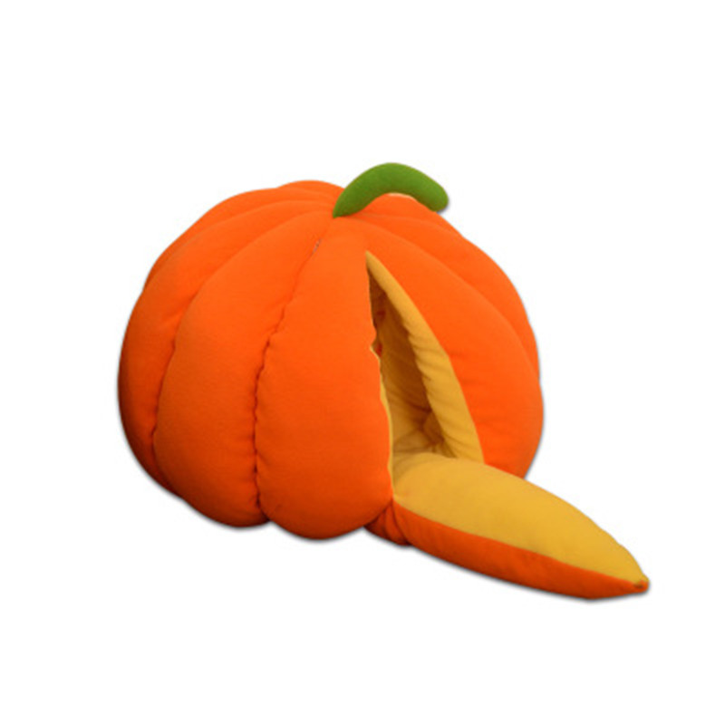 Cute Pumpkin Shaped Sleeping Bed for Cats