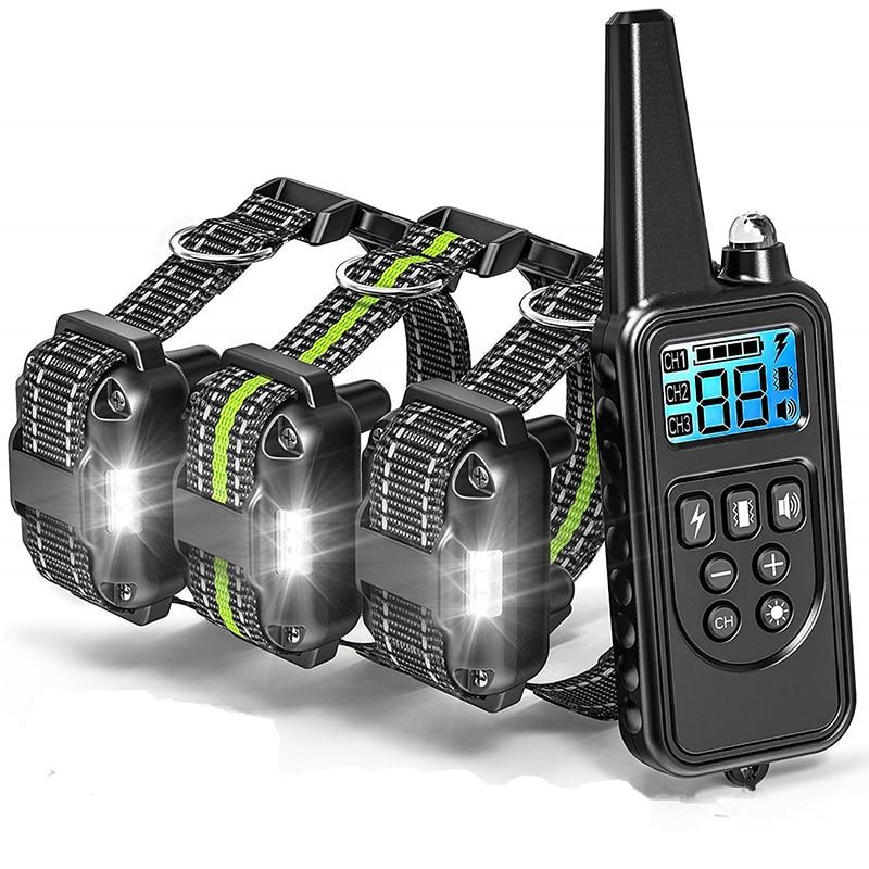 Rechargeable Dog Training Collars Set