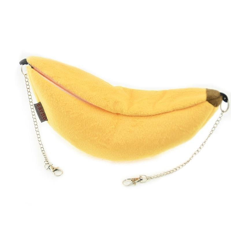 Banana Shaped Hammock for Small Pets