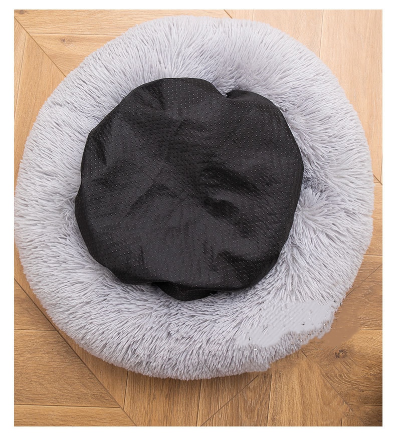 Round Fleece Dog Bed
