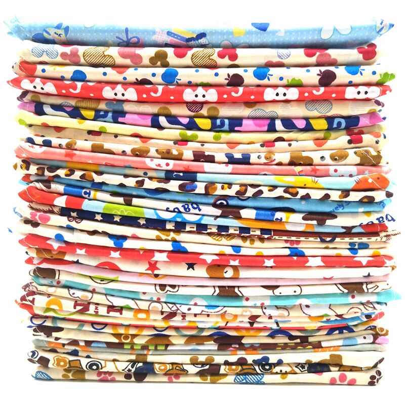 Colorful Patterned Cotton Dog Scarves Set