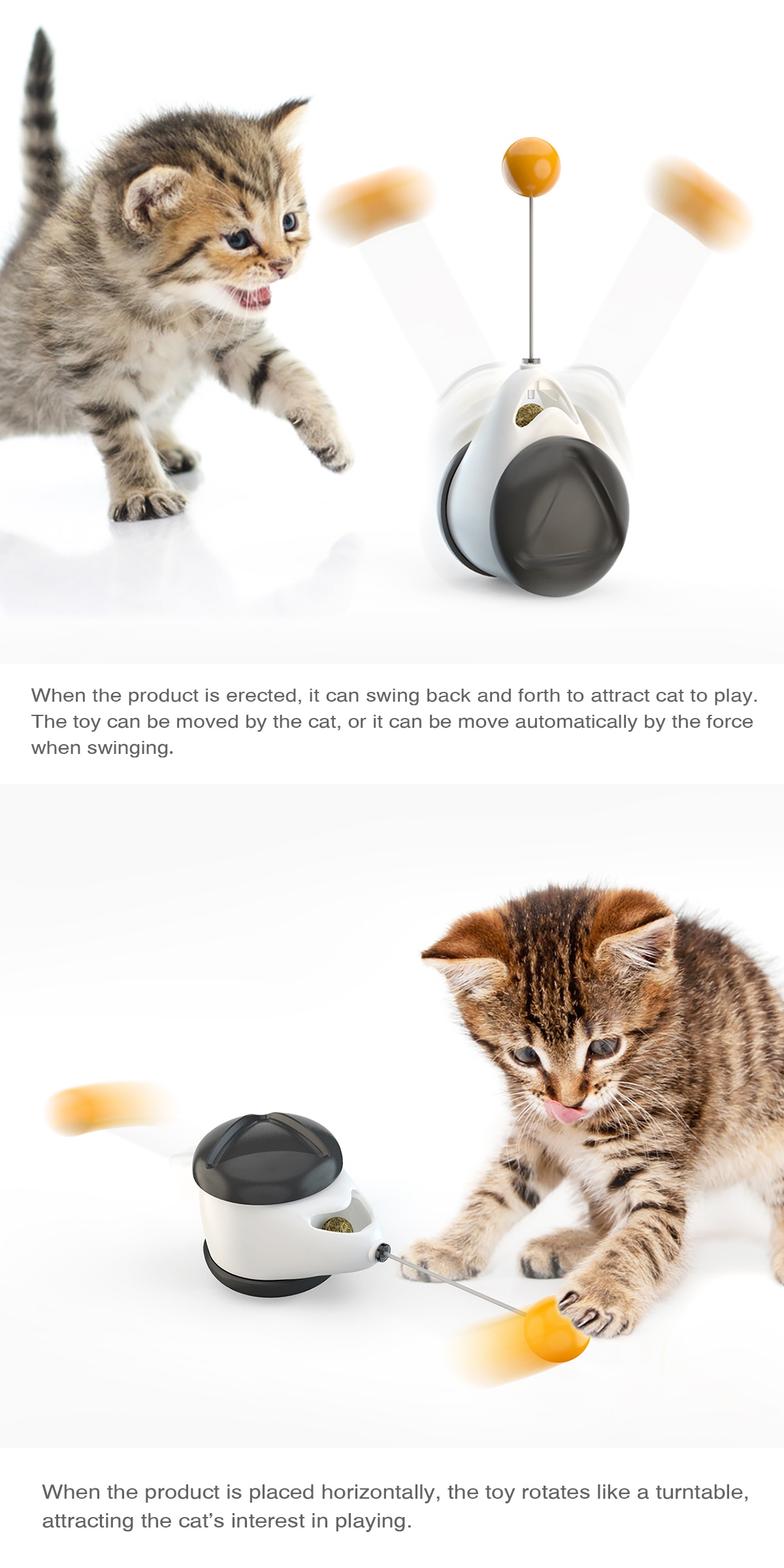 Tumbler Swing Toy for Cats