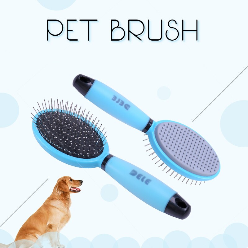 Double Sided Massage Grooming Brush for Pets