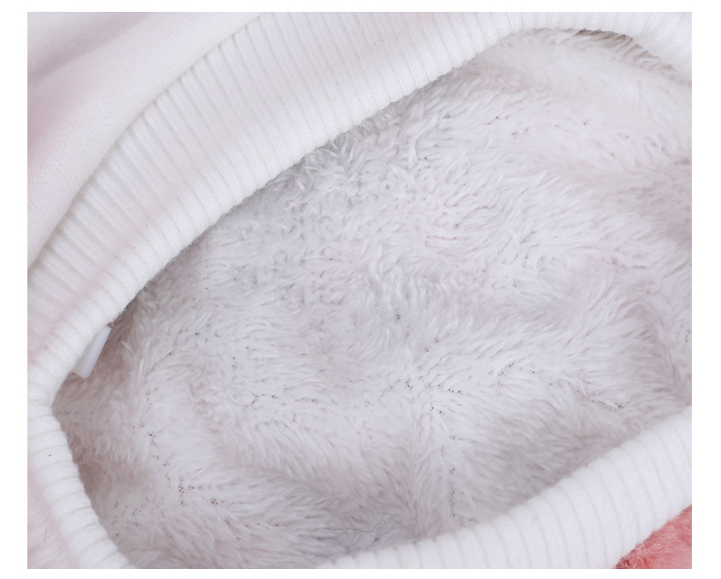 Rabbit Printed Warm Fleece Coat for Small Pets