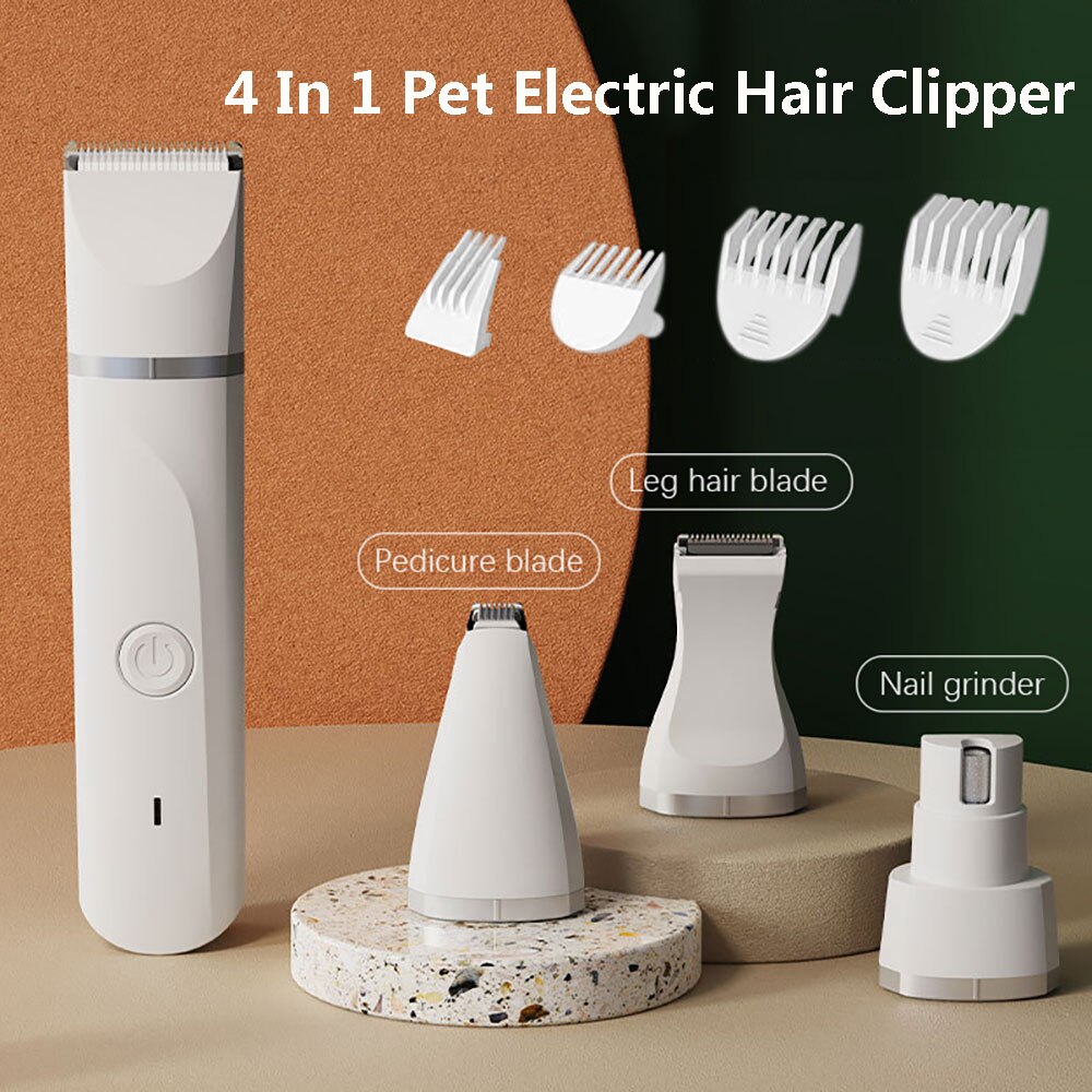 4 in 1 Pet Electric Trimmer