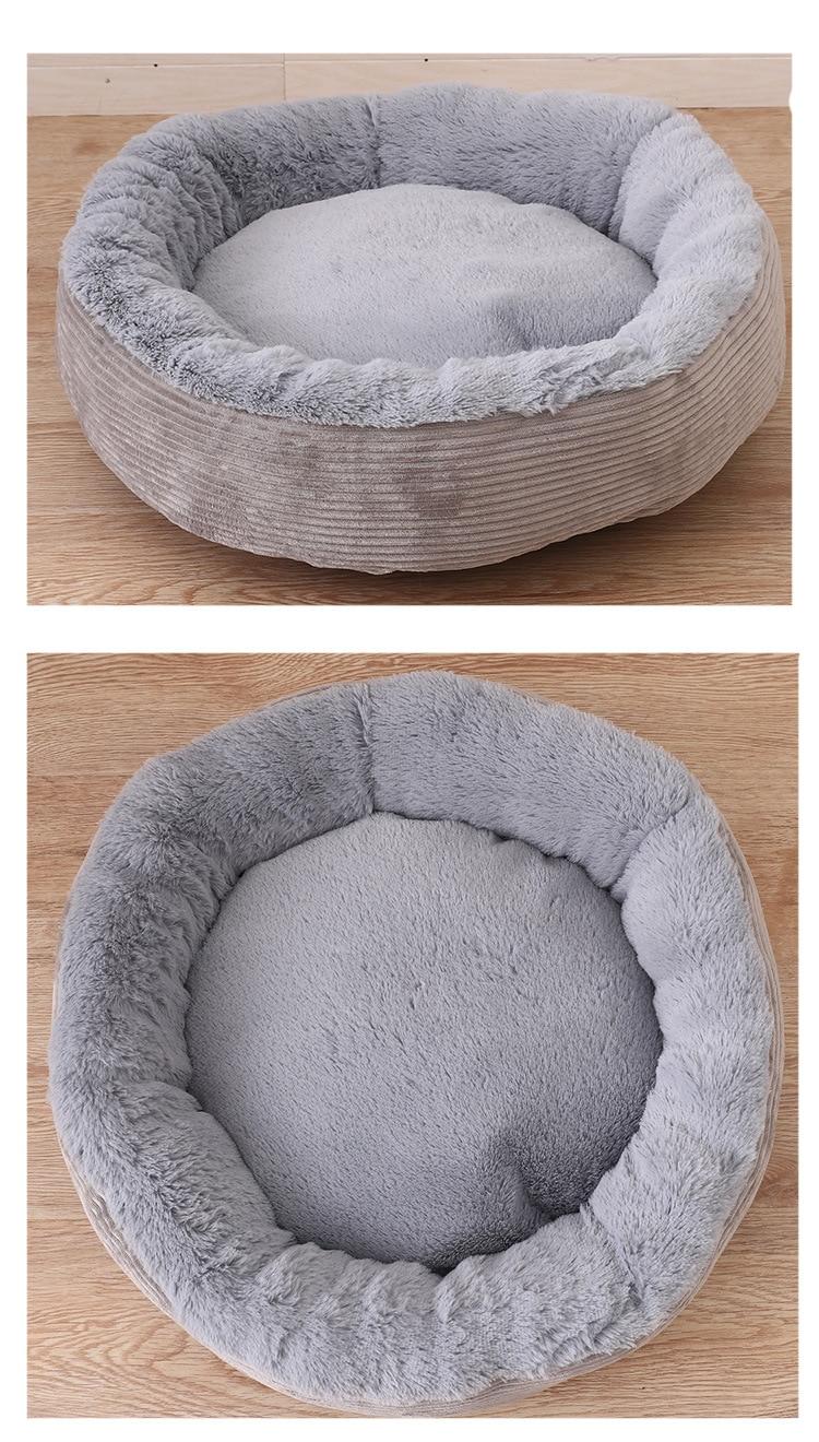 Soft Pet Bed with Detachable Cushion