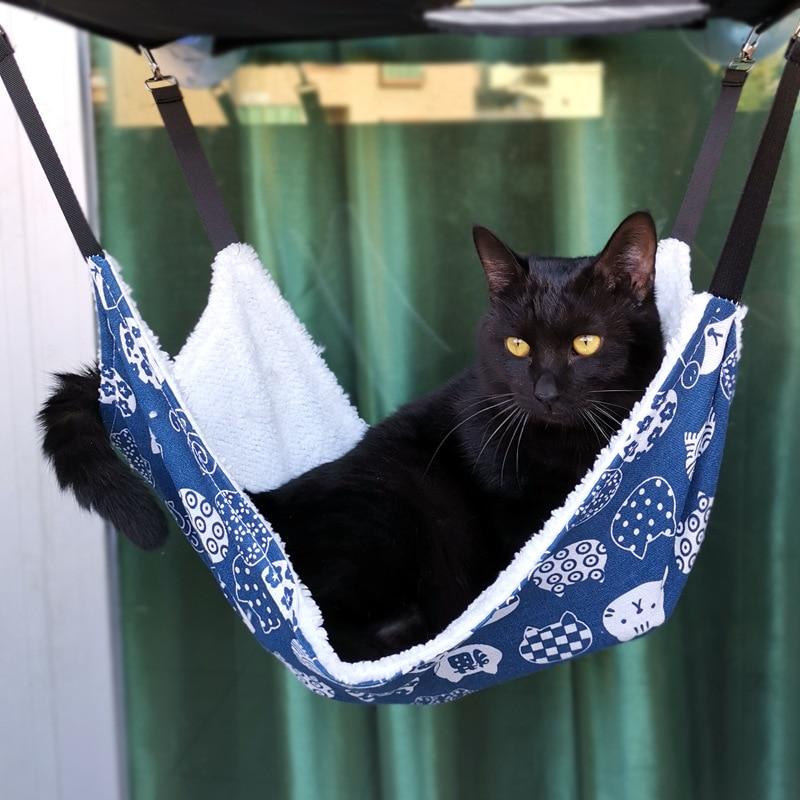 Cats Cotton Double Hanging Hammock