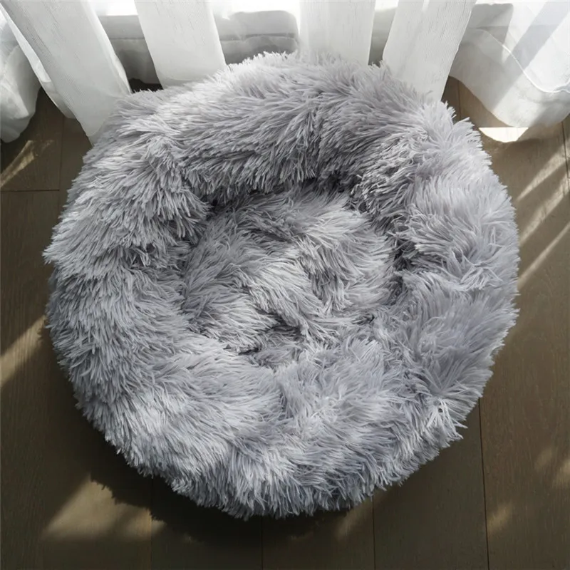 Soft Washable Plush Round Bed