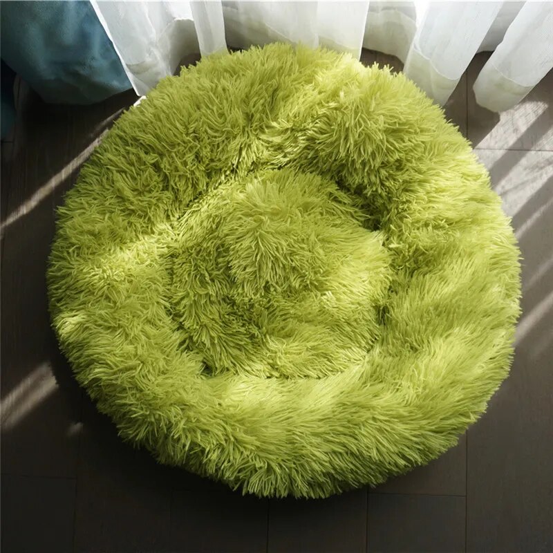 Soft Washable Plush Round Bed