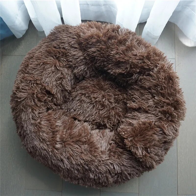 Soft Washable Plush Round Bed