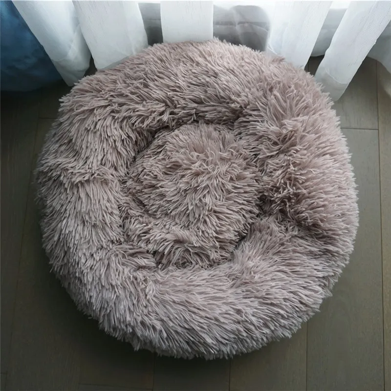 Soft Washable Plush Round Bed