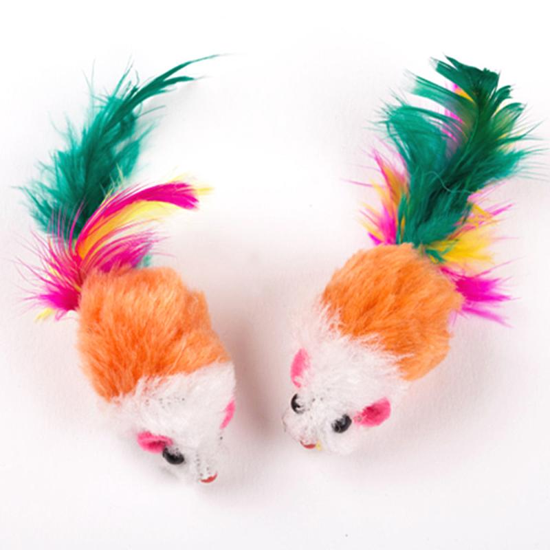 Set of Ten Mouse Pet Toys for Cats